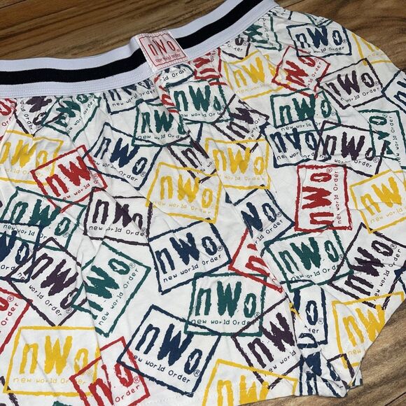 Vintage WCW NWO STING Wrestling Boxers Shorts Underwear 1998 WWF WWE Mens Small - Picture 3 of 9